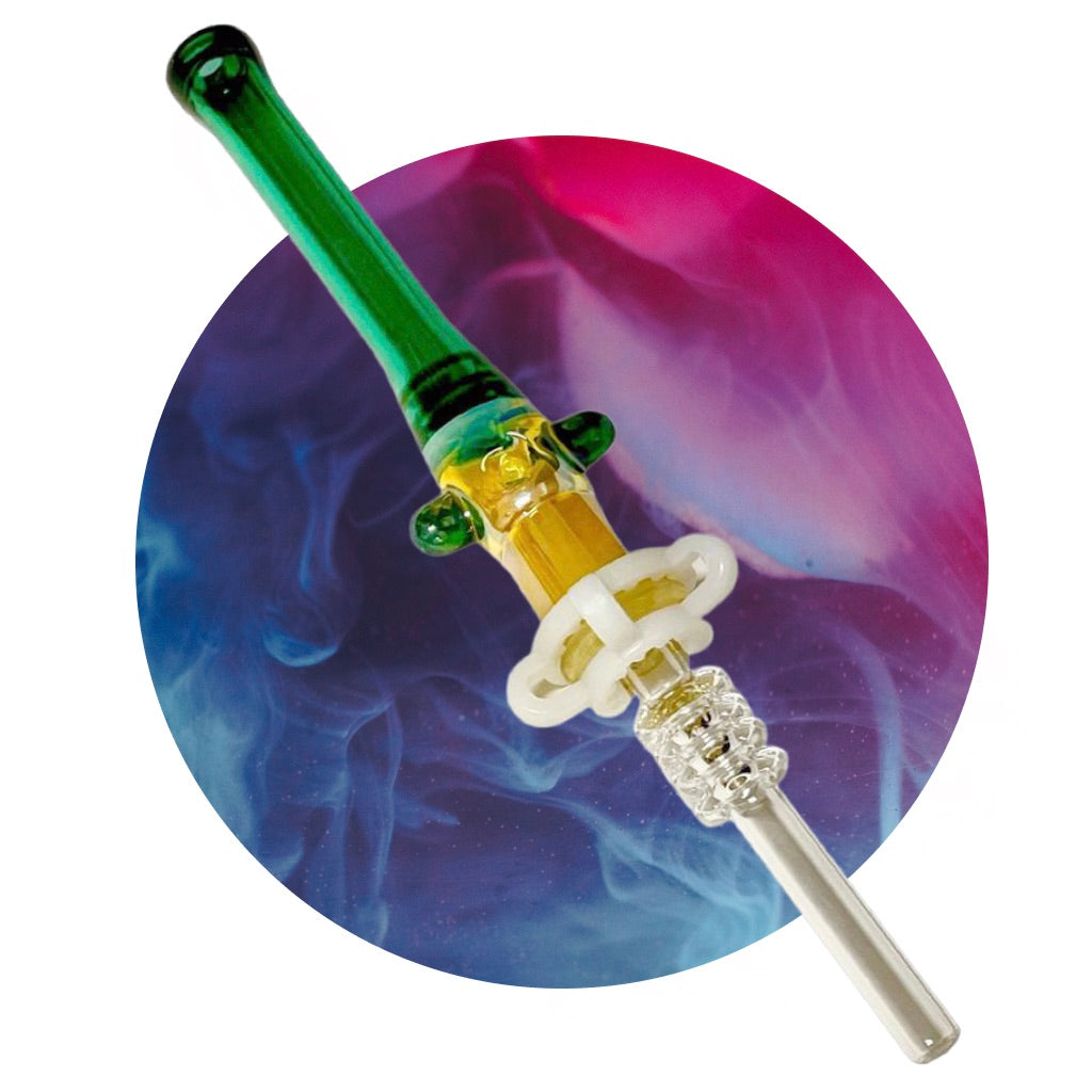 Dab Straw Nectar Collector by Shifty Glass – Myxed Up Creations, Glass  Pipes, Vaporizers, E-Cigs, Detox