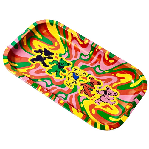 A Blazy Susan Grateful Dead Dancing Bears Rolling Tray.