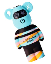 Load image into Gallery viewer, A blue tie dye Lookah Bear Cart Battery.
