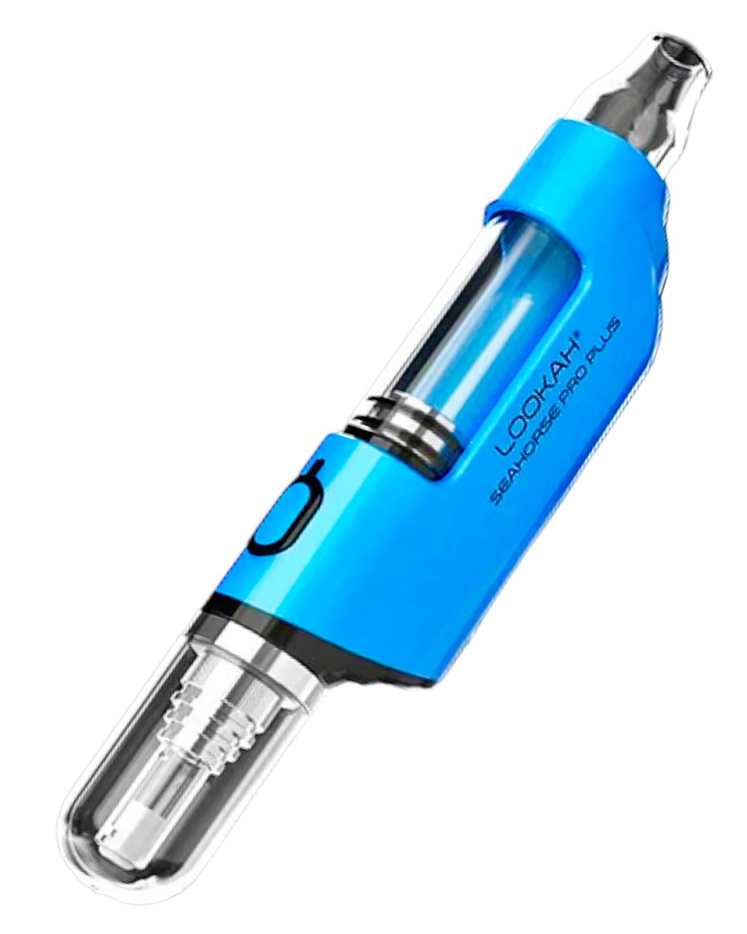 A blue Lookah Seahorse Pro Plus Nectar Collector.