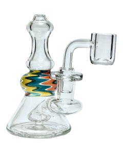 A Multicolor Middle Mini Dab Rig.