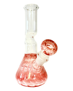 A red Small Zig Zag Zong Bong.