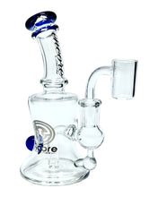 Load image into Gallery viewer, An Hourglass Dab Rig with black accents.
