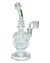 Load image into Gallery viewer, A Holy Mother Fab Egg Rig with a black and green logo.
