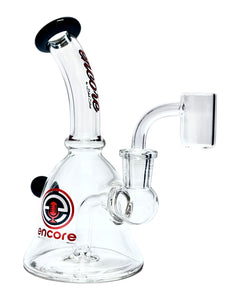 A black and red Bell Dab Rig.