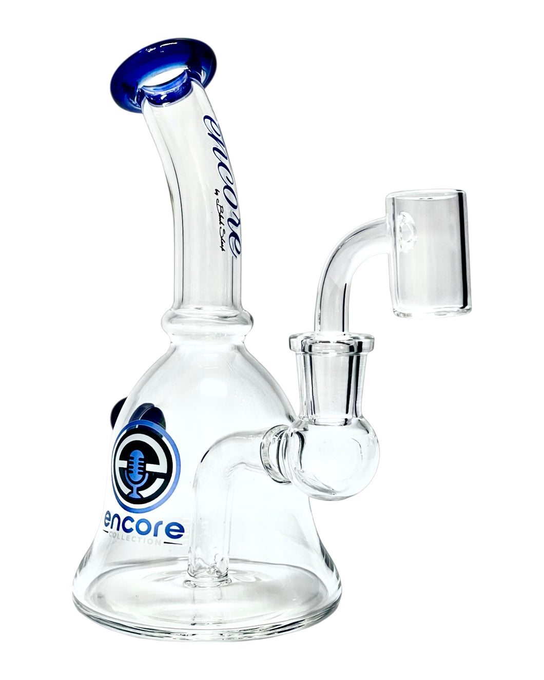 A blue Bell Dab Rig.