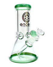 Load image into Gallery viewer, A slyme green Encore Color-Accented Beaker Bong.
