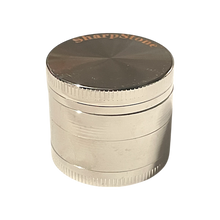 Load image into Gallery viewer, A silver Sharpstone Flat Top Grinder 40mm.
