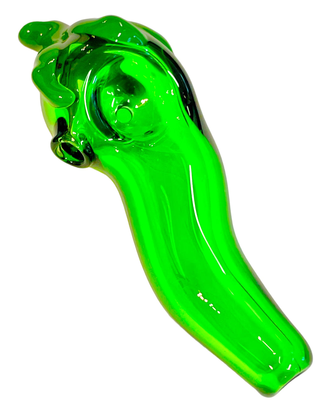 A TKO Chili Pepper Spoon Hand Pipe.