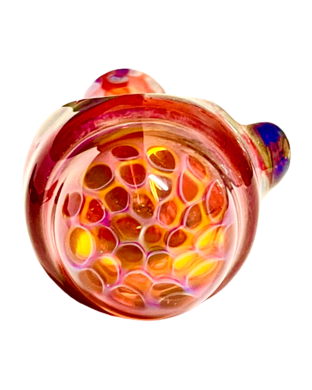 Lined Honeycomb Pop Spoon Pipe – Smoke Glass Vape